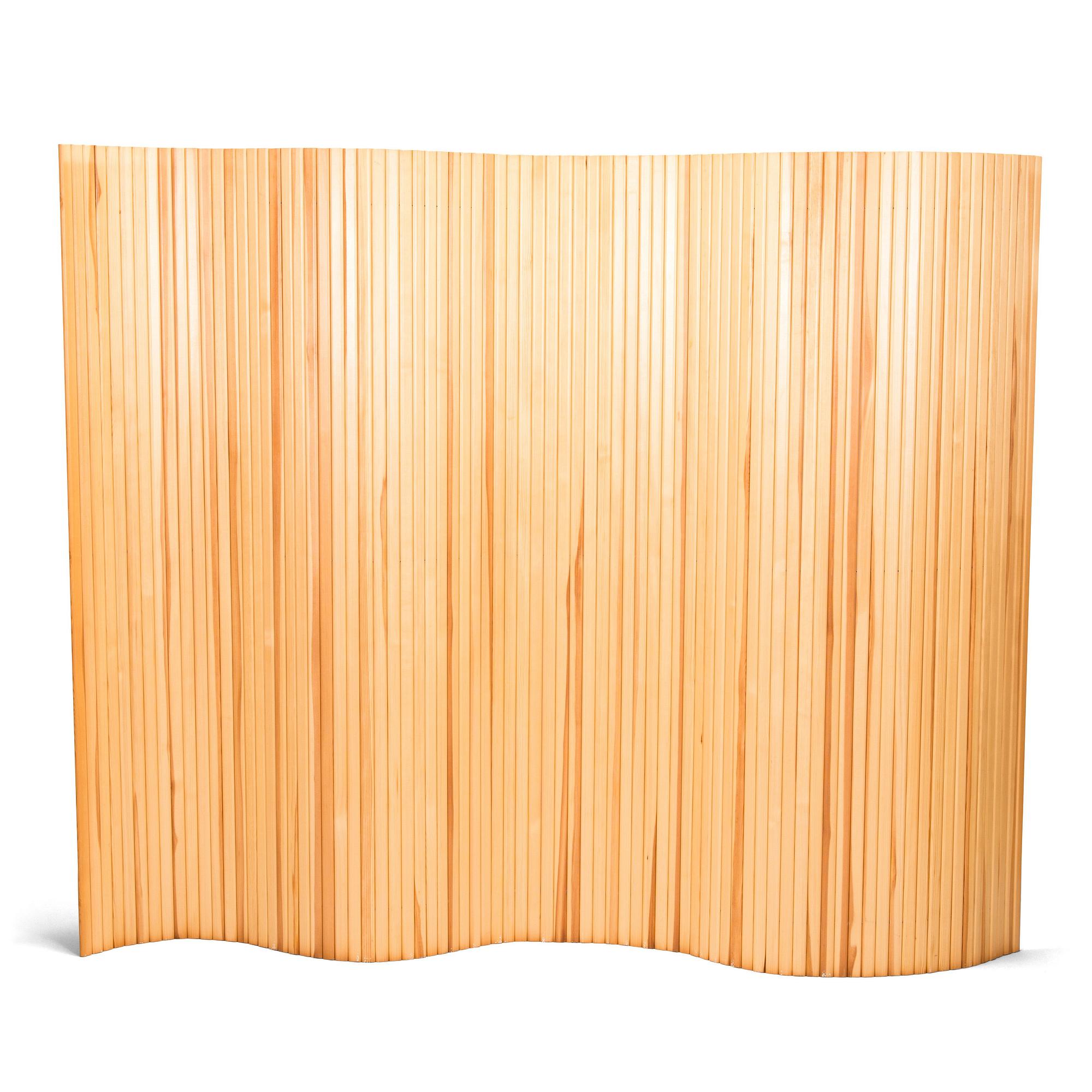 Alvar Aalto, a late 20th century '100' folding screen for Artek.