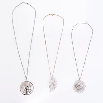 TAPIO WIRKKALA, Halssmycken, 3 st, silver, Kultakeskus.