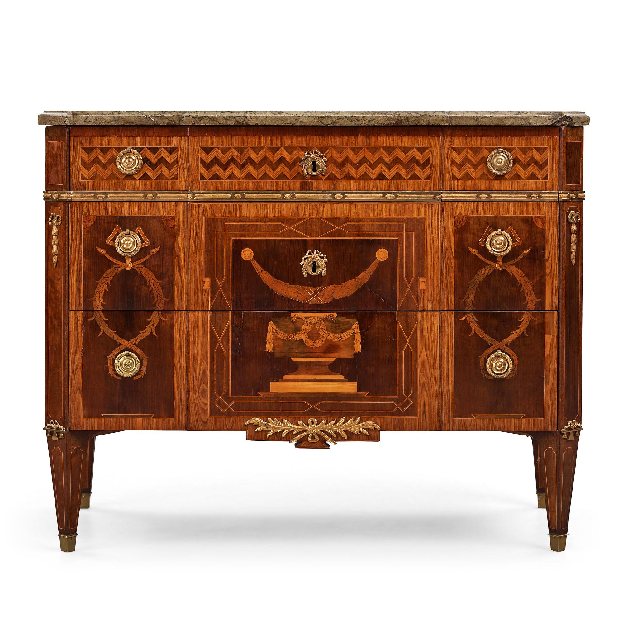 BYRÅ, av Anders Lundelius (mästare i Stockholm 1778-1823), 1780, Gustaviansk.