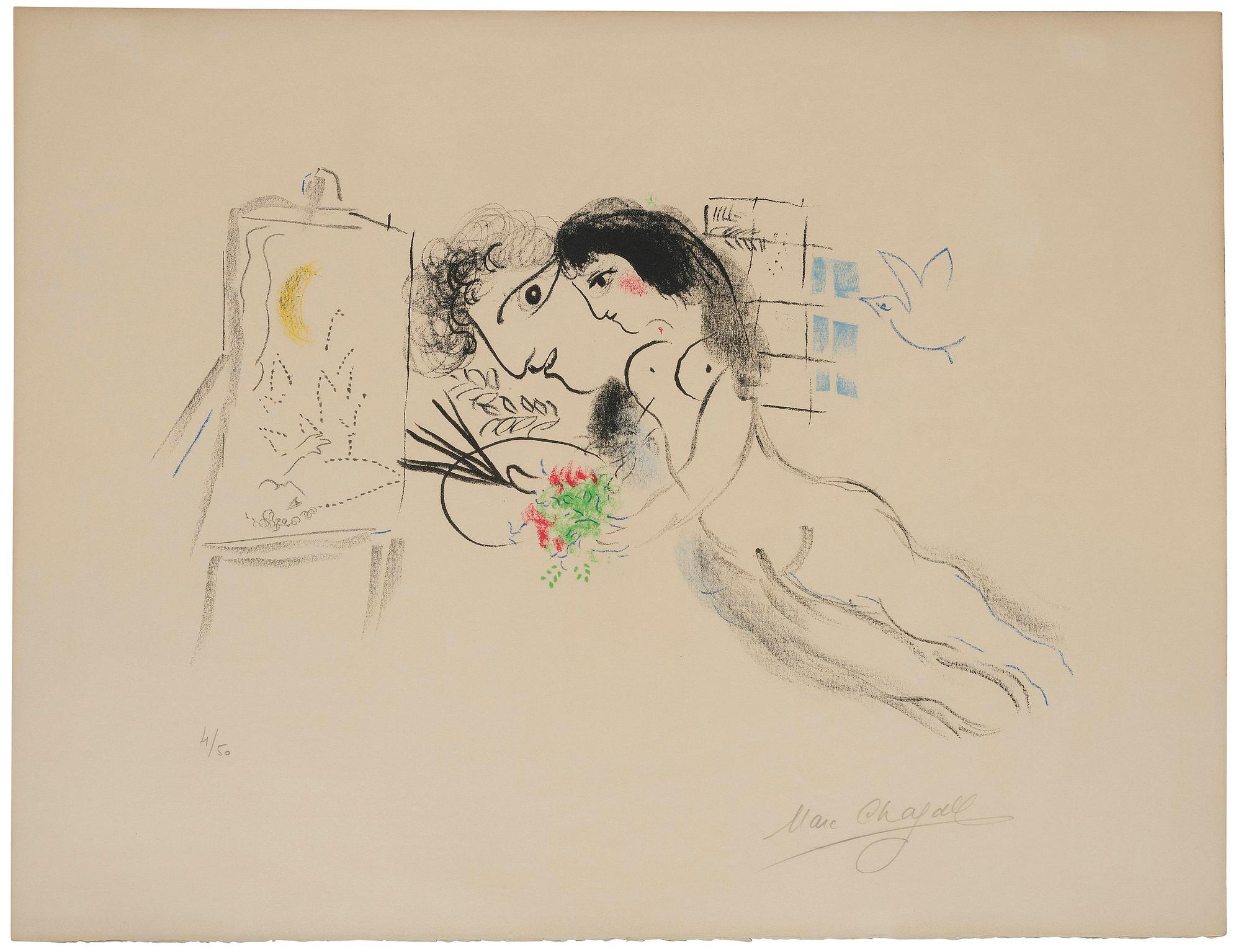 Marc Chagall, "Rêve familier".