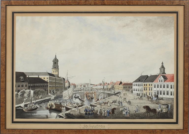 CARL LUDWIG FERDINAND MESSMANN, akvarell, signerad samt daterad 1886.