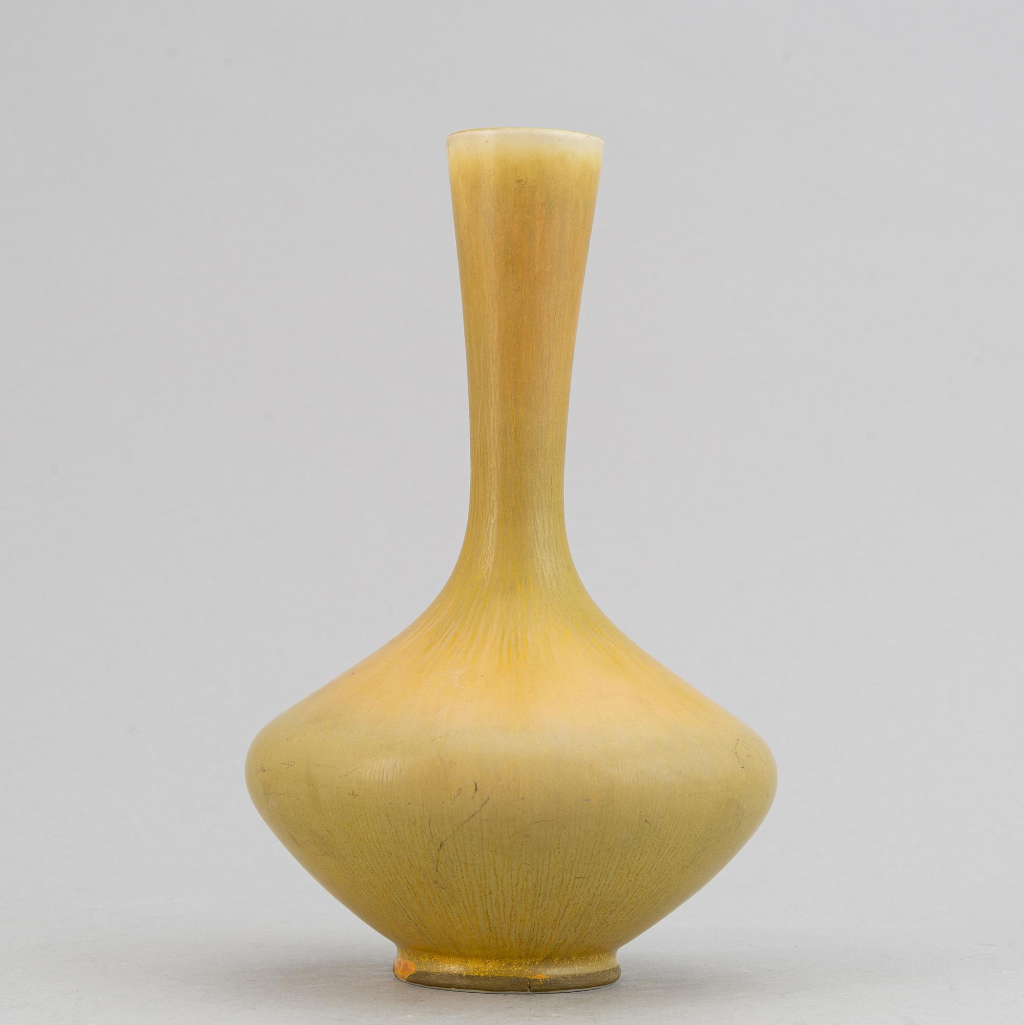 Berndt Friberg, a stoneware vase, Gustavsberg studio, Sweden 1965.