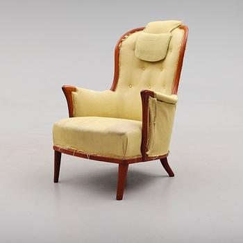 FÅTÖLJ, "Vår Fru", Carl Malmsten, för AB O.H. Sjögren, Tranås, 1900-talets andra hälft.