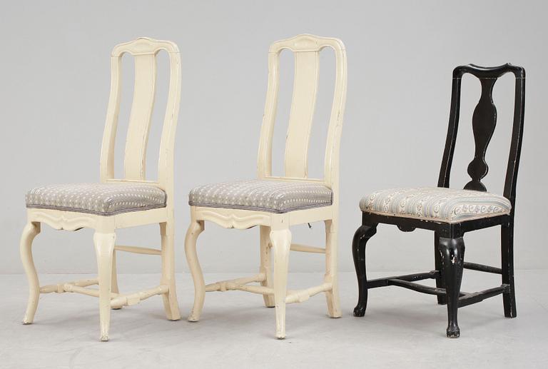 STOLAR, 2+1 st, senbarockstil, 1900-talets början.