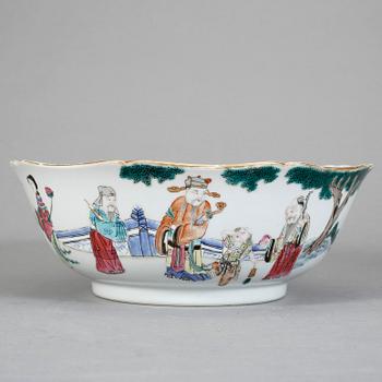 SKÅL, porslin, Kina, omkring 1900 med Daoguangs sigill.