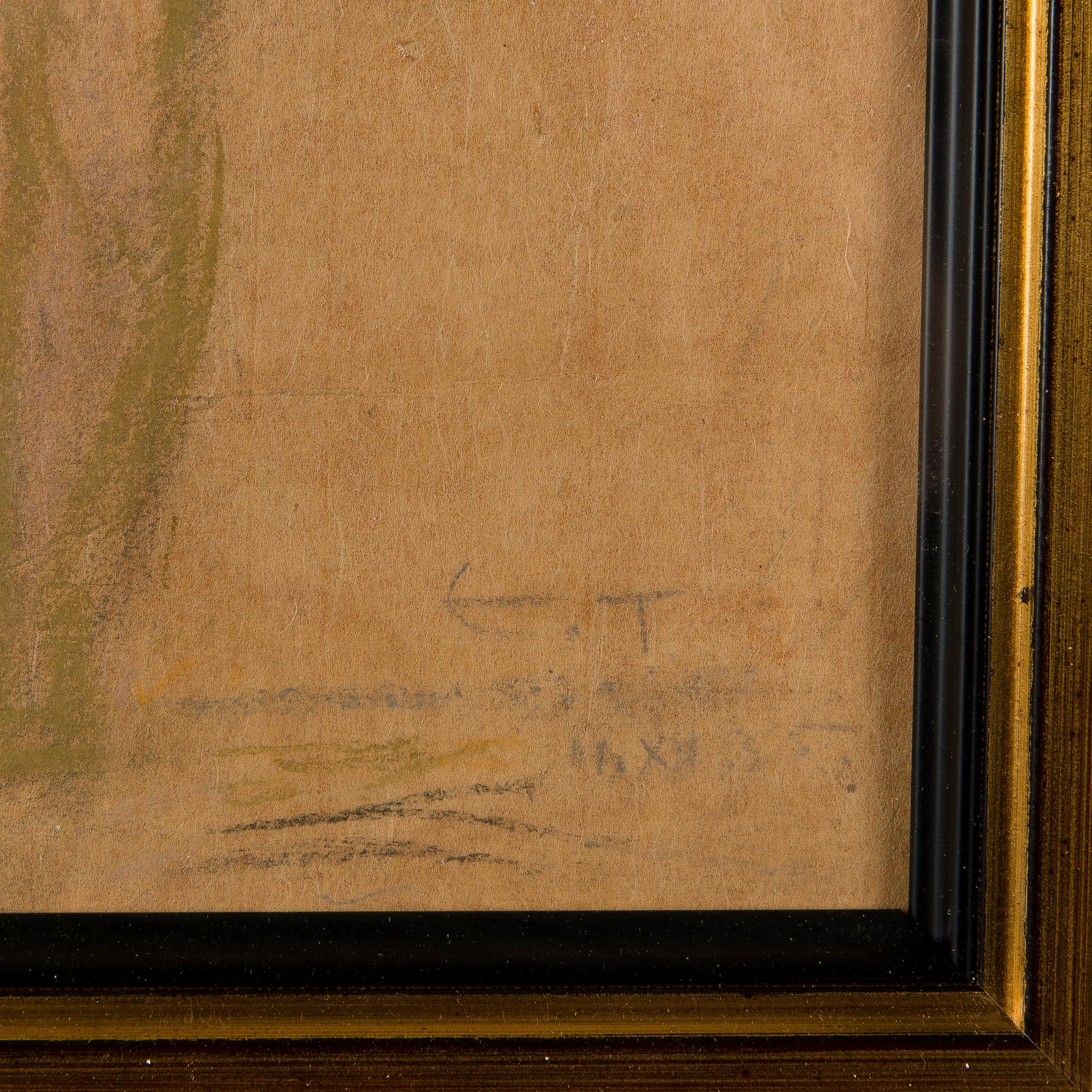 ELLEN THESLEFF, pastell, signerad och daterad 11.XII -35.