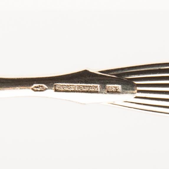 Henning Seidelin, cutlery set 78 pieces "Savoy" silver-plated for Frigast Denmark from the 1960s.