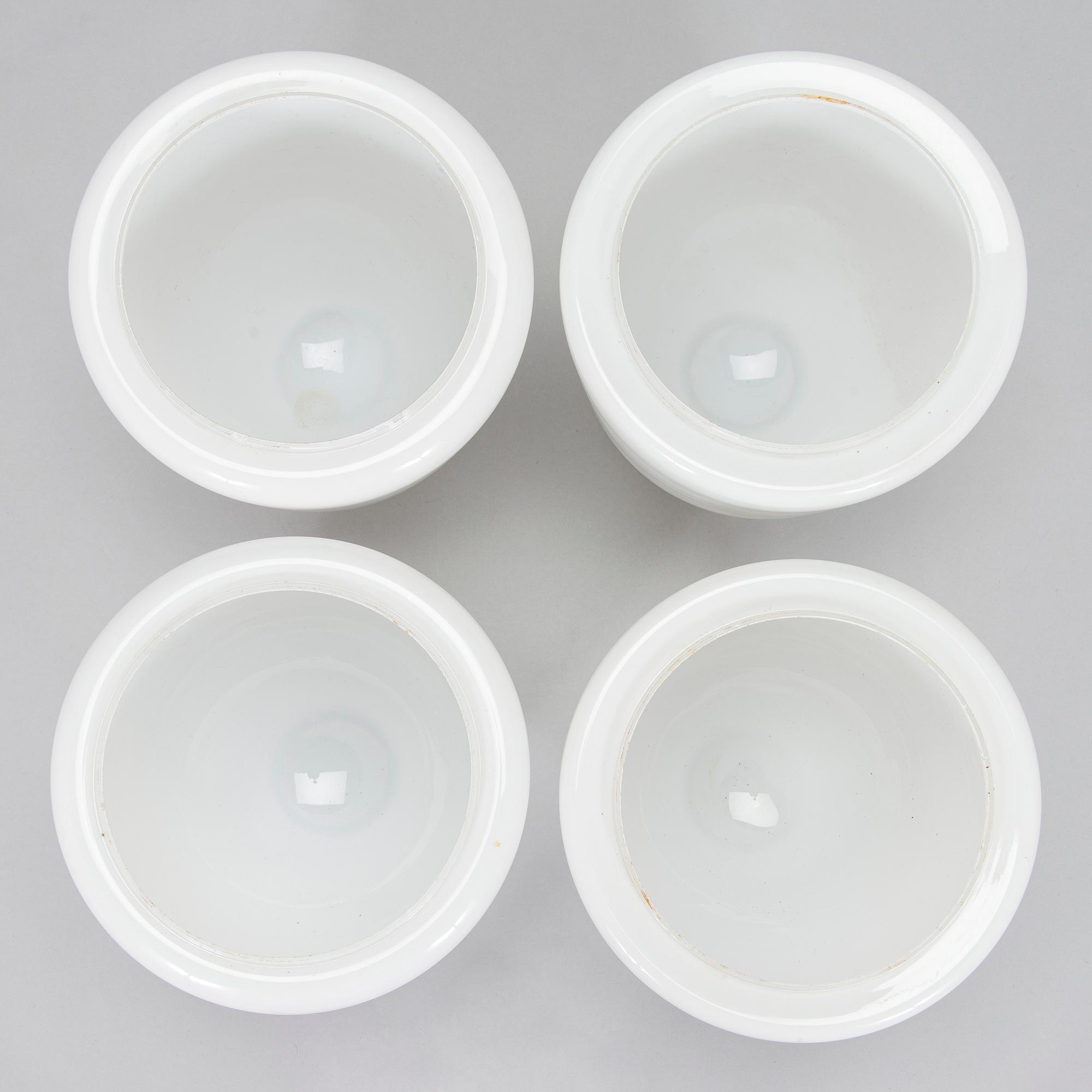 Paavo Tynell, taklampor, 4 st, modell 80112, Idman 1900-talets mitt.