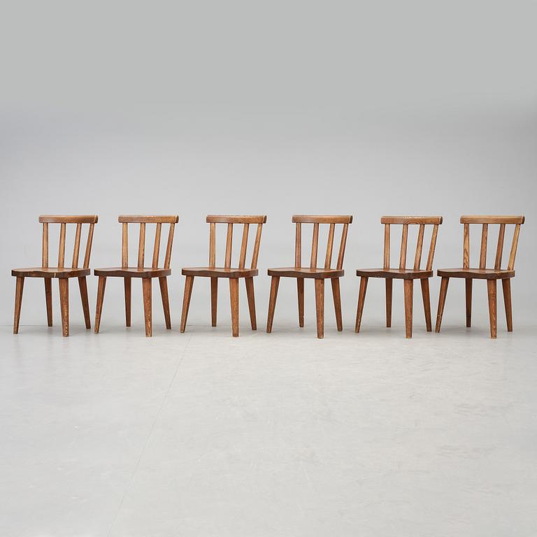 STOLAR, 6 st,"Utö", Axel Einar Hjort. Nordiska Kompaniet, 1930-tal.