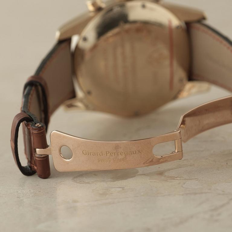 GIRARD PERREGAUX, SF (Scuderia Ferrari), Foudroyante Rattrapante, kronograf, armbandsur, 40 mm,