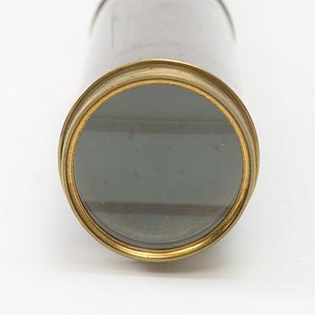 A cased telescope, 19th century, marked Dollond London.
