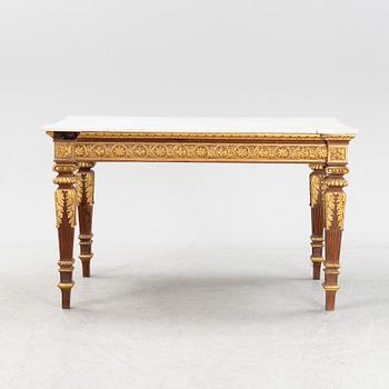 A Louis XVI-style table, France, 19th Century.