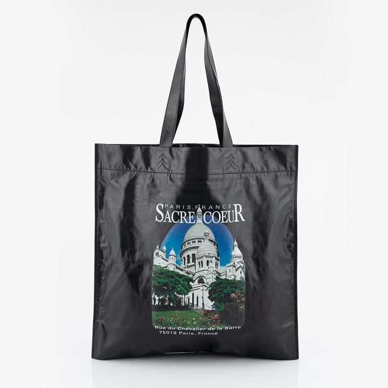 Balenciaga, A 'Notre Dame & Sacre Coeur novelty shopping tote bag'.