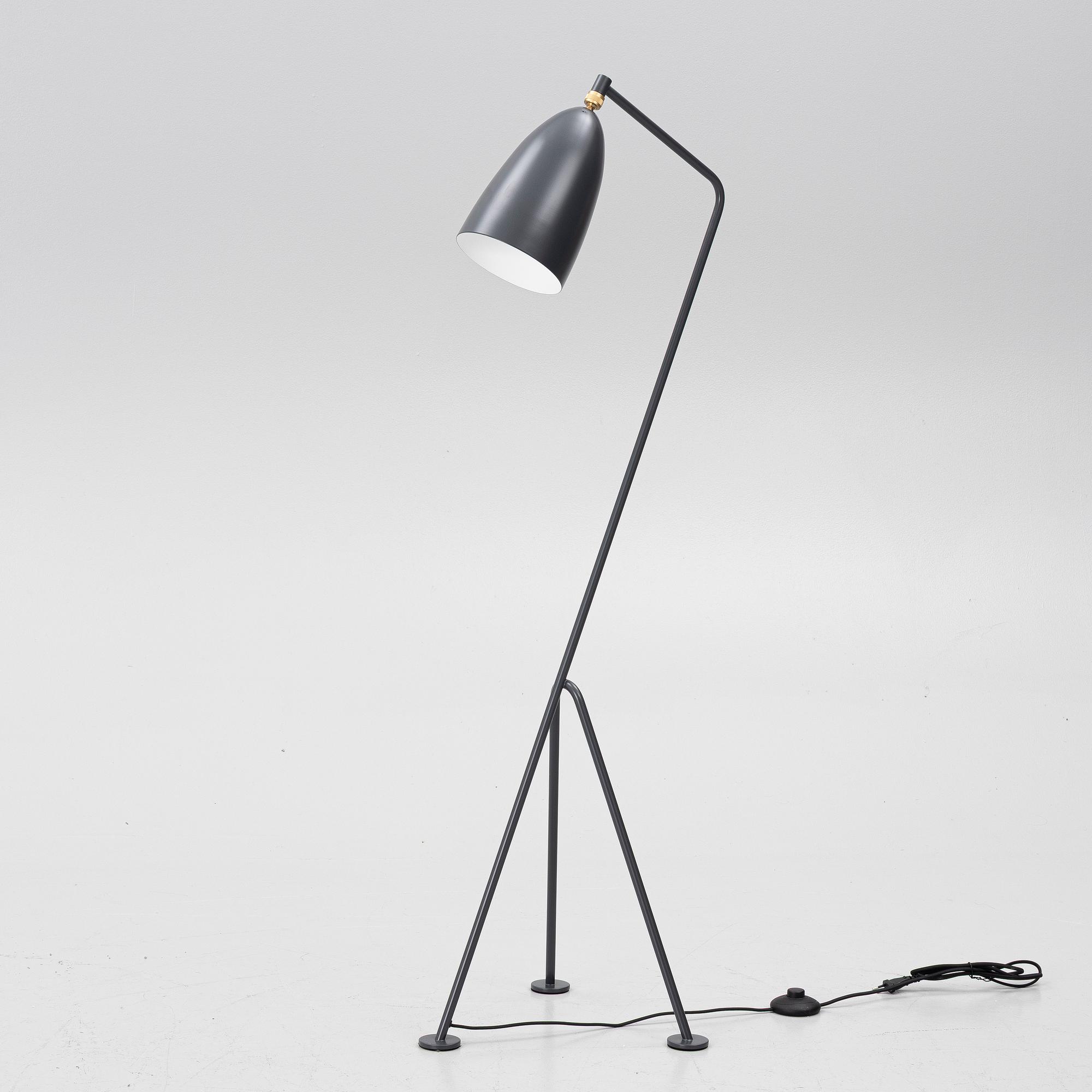 Greta Magnusson Grossman, Floor lamp, 'Grasshopper', GUBI, Denmark.
