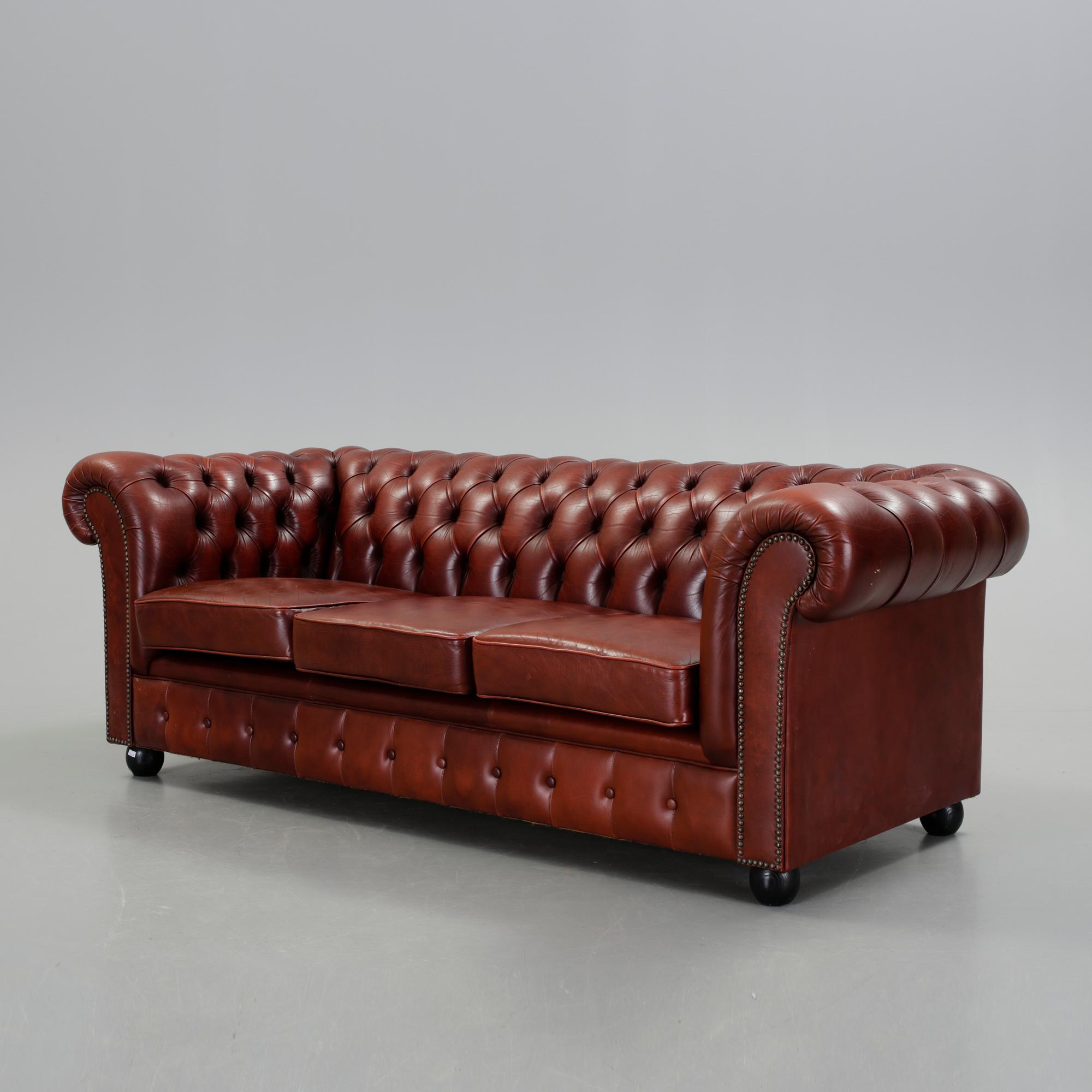 SOFFA, Chesterfield-modell, 1900-tal.