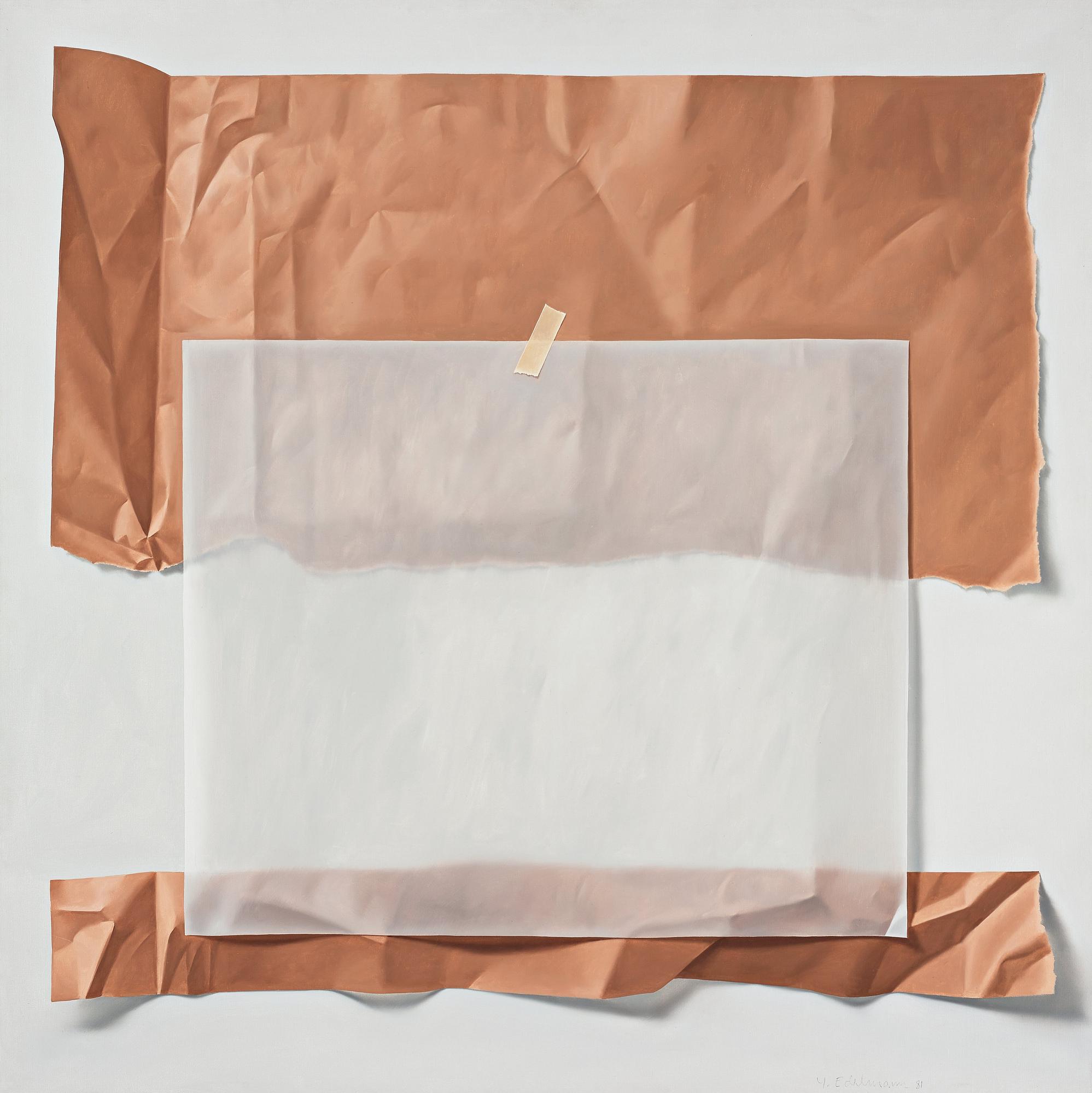 Yrjö Edelmann, "Papper med Transparant".
