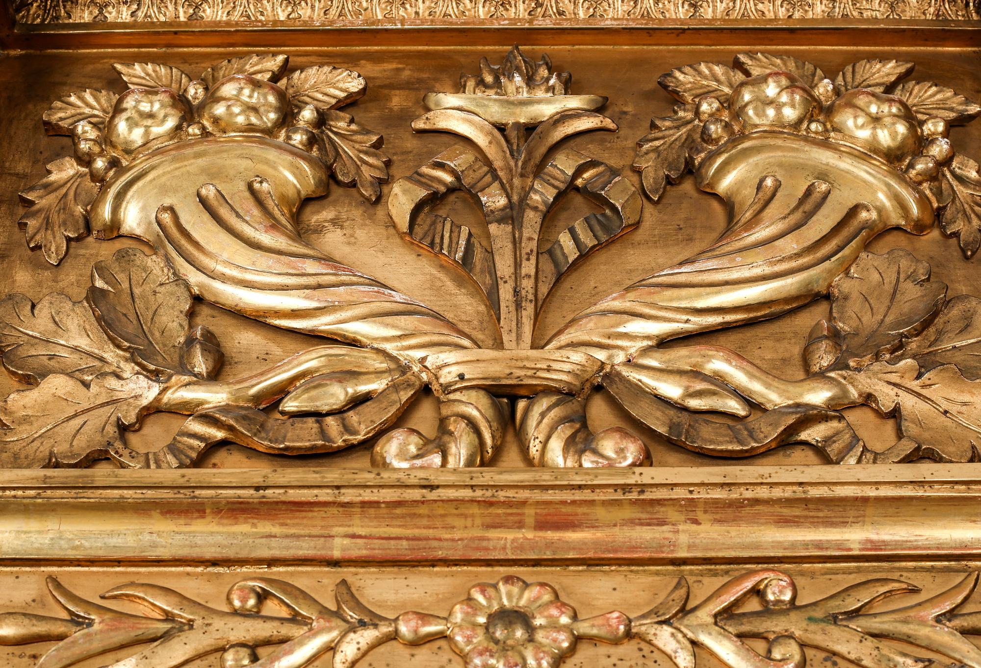 SPEGEL med KONSOLBORD, empire, 1800-talets första hälft.