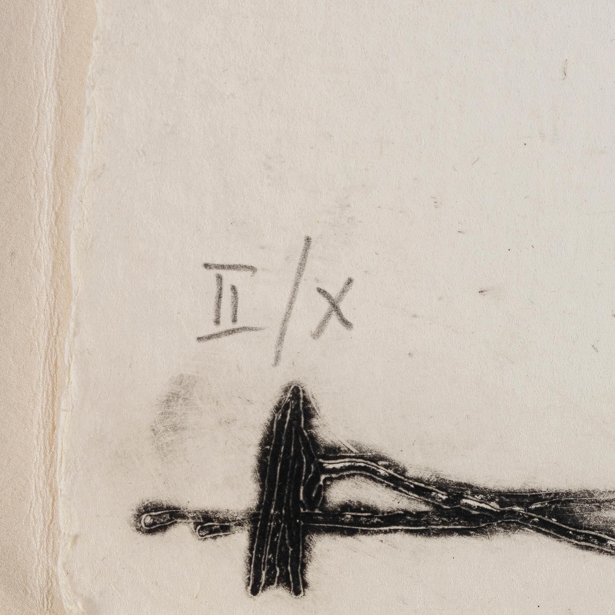 James Coignard, "Visage-Silex Quatre Gravures Originales".