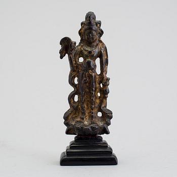 476. A bronze figurine, presumably Korea, Silla period (668-935).