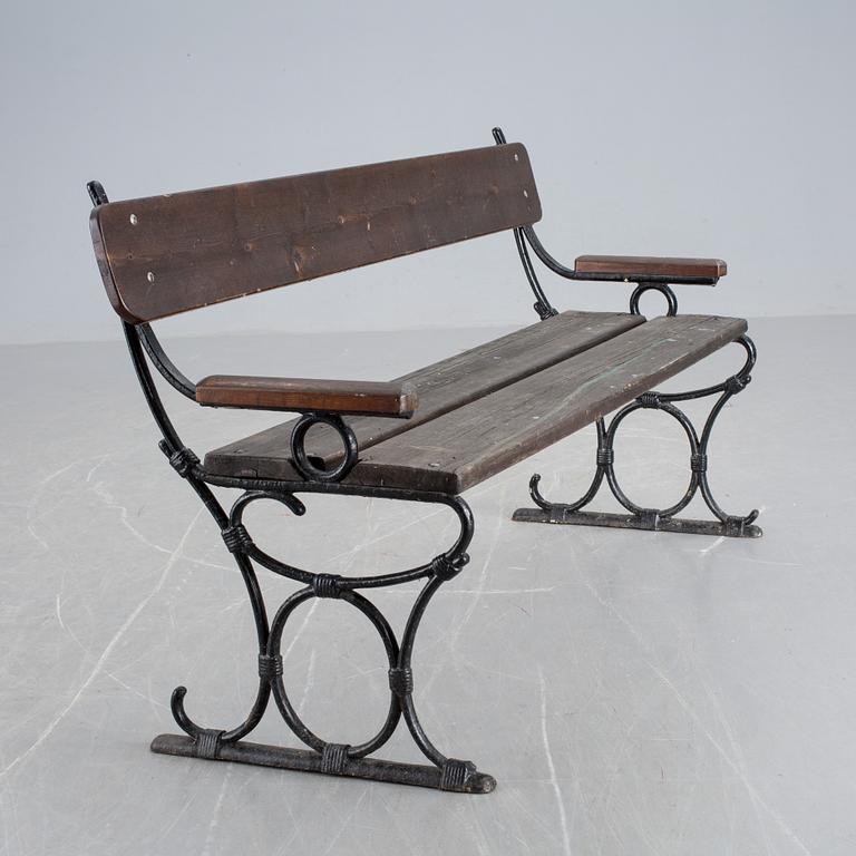 TRÄDGÅRDSSOFFA, smide, 1900-talets första hälft/mitt.