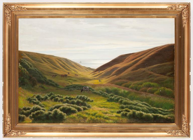 JOHAN ULRIK BREDSDORFF, olja på duk, signerad och daterad 1873.