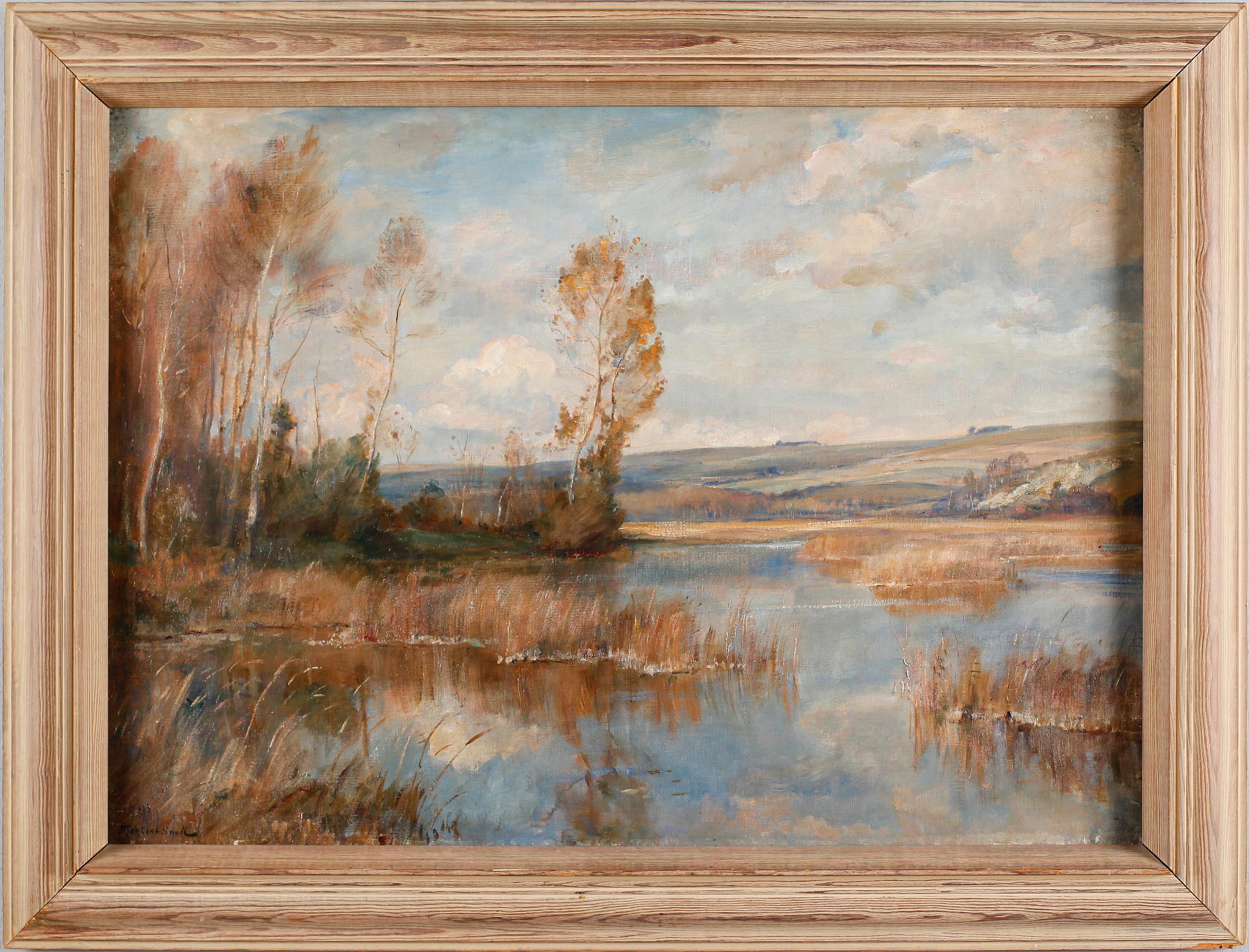 JAMES HERBERT SNELL, olja på duk, signerad.