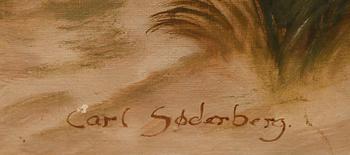 NIELS WALSETH, olja på duk, signerad Carl Söderberg.