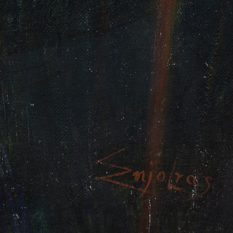 DELPHIN ENJOLRAS, oil on canvas, signed.