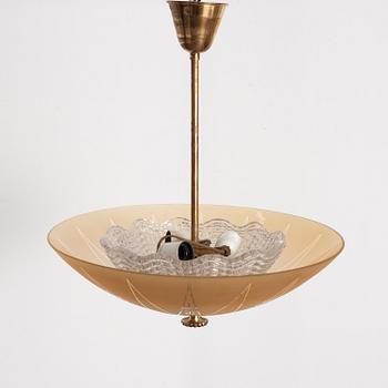 Bertil Brisborg, taklampa, variant av modell "31020/1890", Nordiska Kompaniet, 1940-tal.