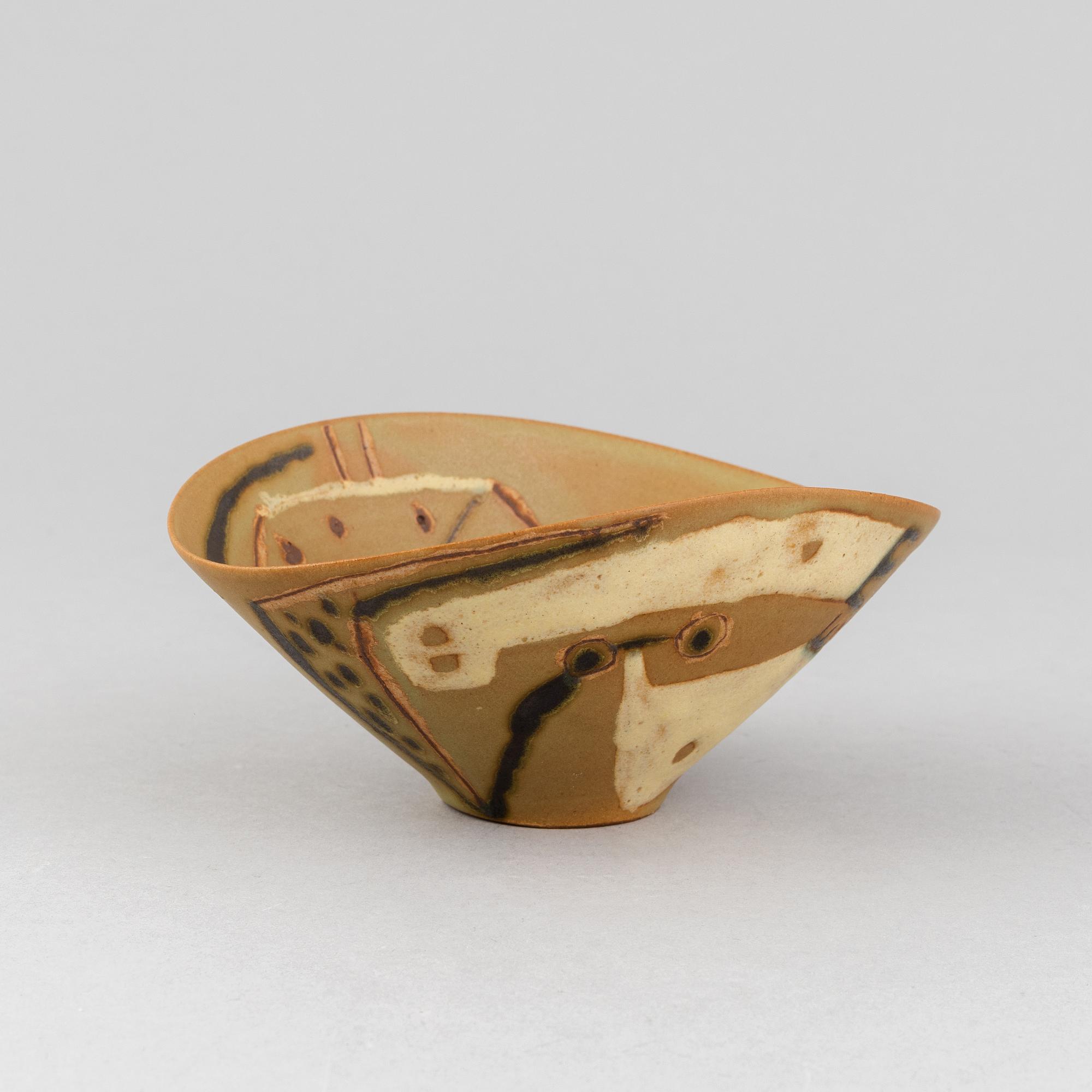 Beate Kuhn, a stoneware bowl, Germany, 1950's/1960's.