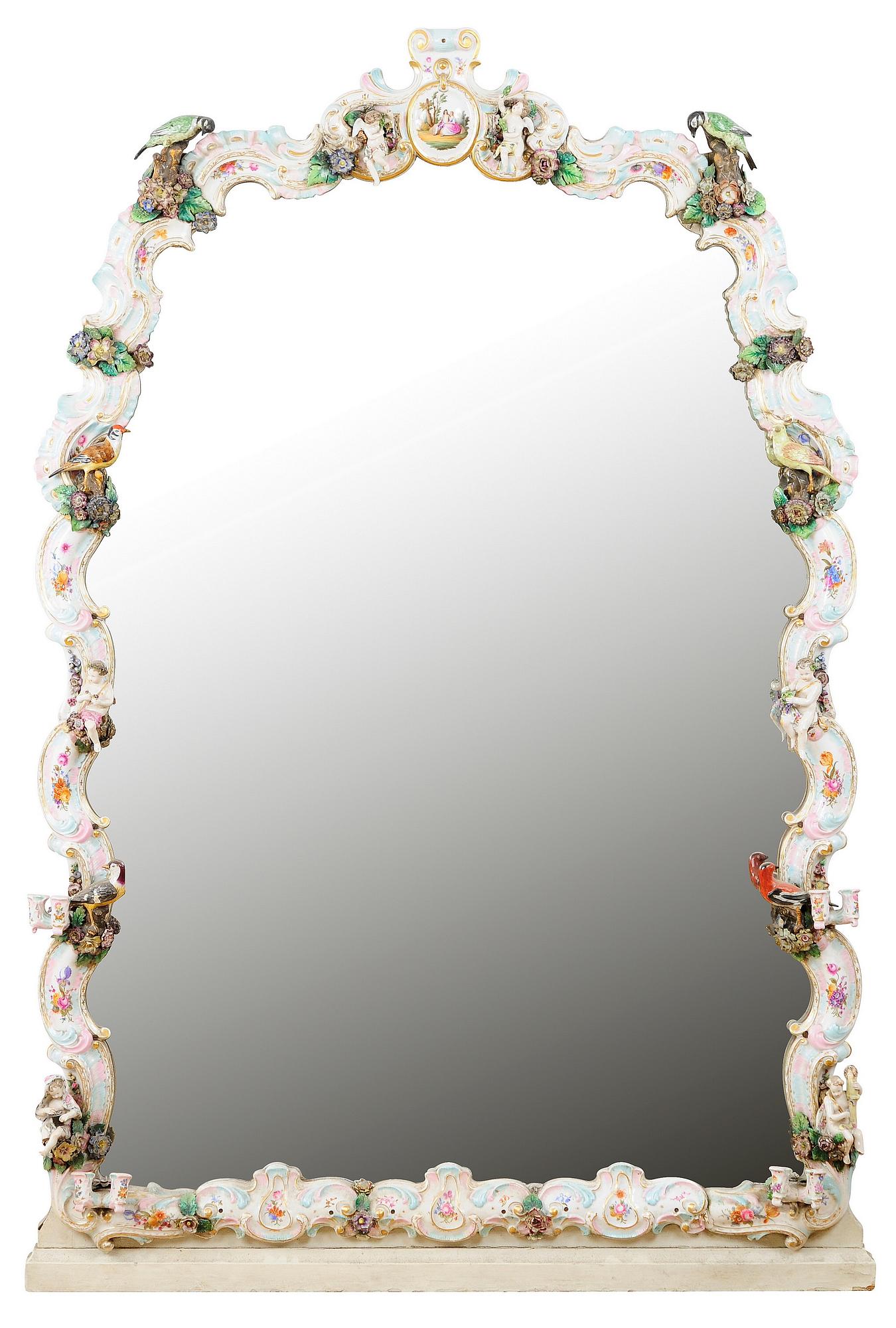 SPEGEL, porslin, Tyskland, 1800-tal.