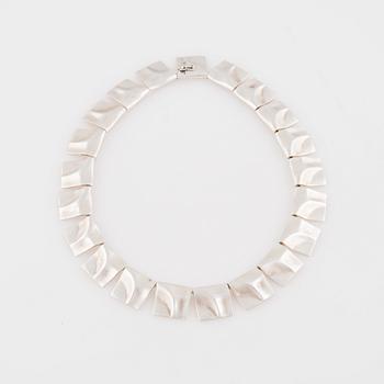 COLLIER, galaktiska toppar, Björn Weckström, Lapponia 1978. Silver.