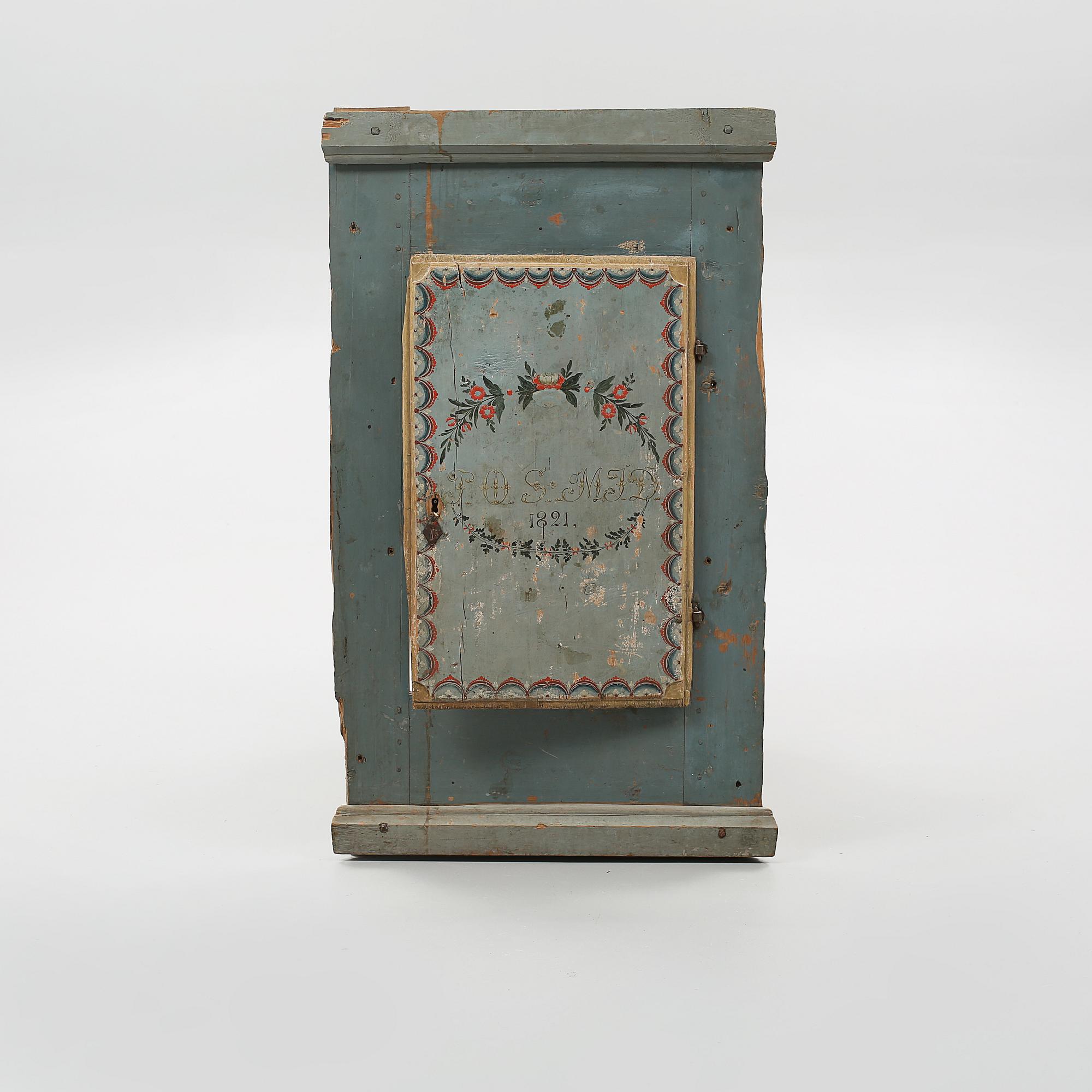 FRONT med LUCKA, allmoge, Jämtland, daterad 1821.