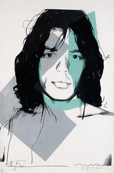 223A. Andy Warhol, "Mick Jagger".