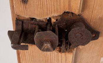 DÖRRAR, 4 st, allmoge, 1800-tal.