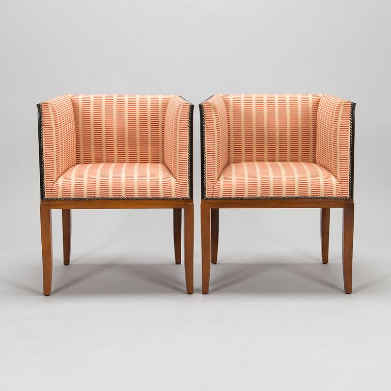 Eliel Saarinen, a late 20th-century 5-piece 'Saarinen house' furniture suite, Adelta oy, Finland.