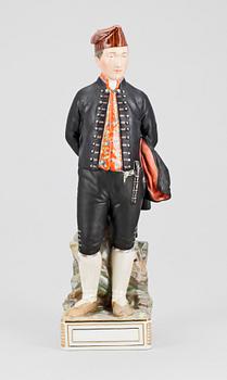 FIGURIN, porslin, Royal Copenhagen, Danmark.
