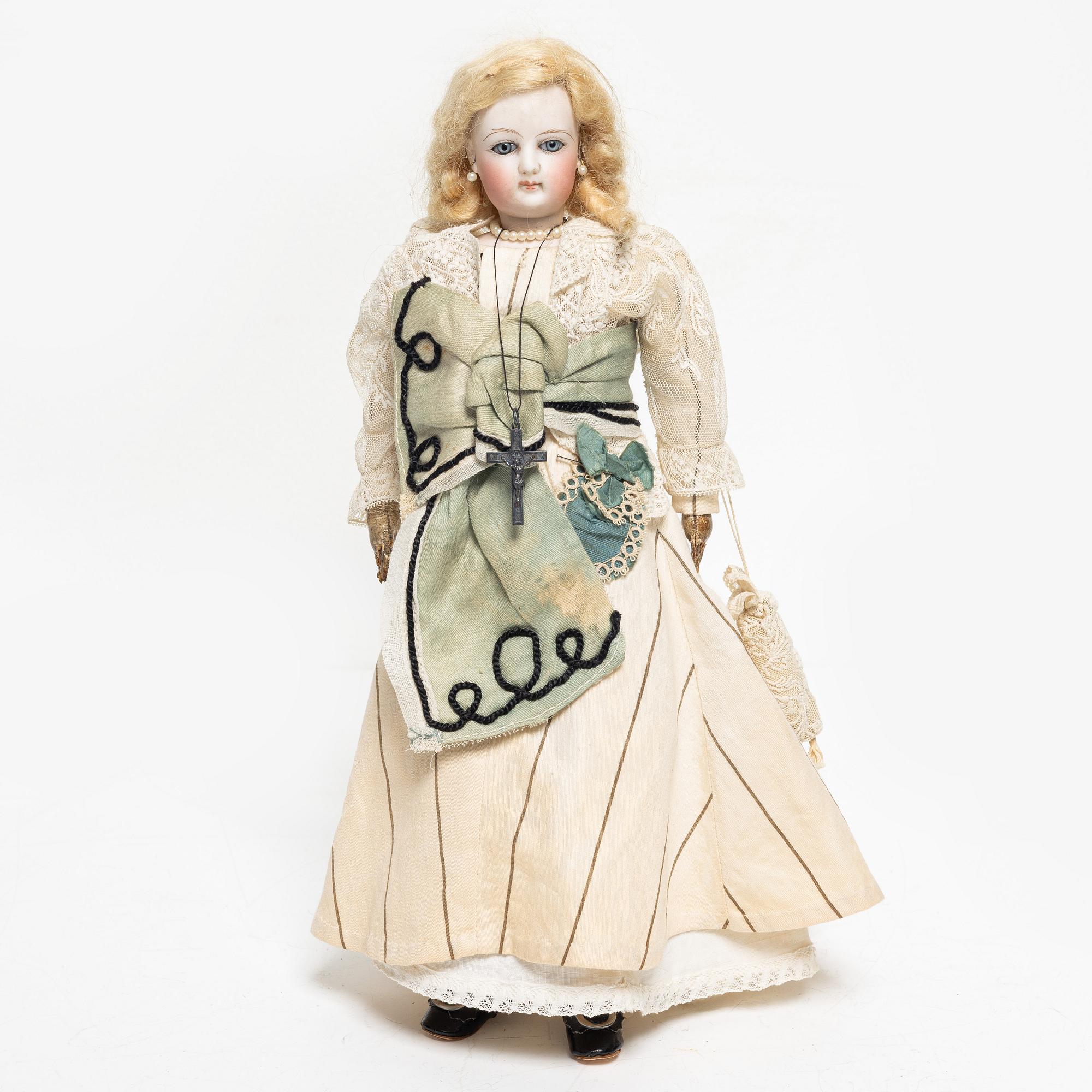 Biscuit doll, 19th century.