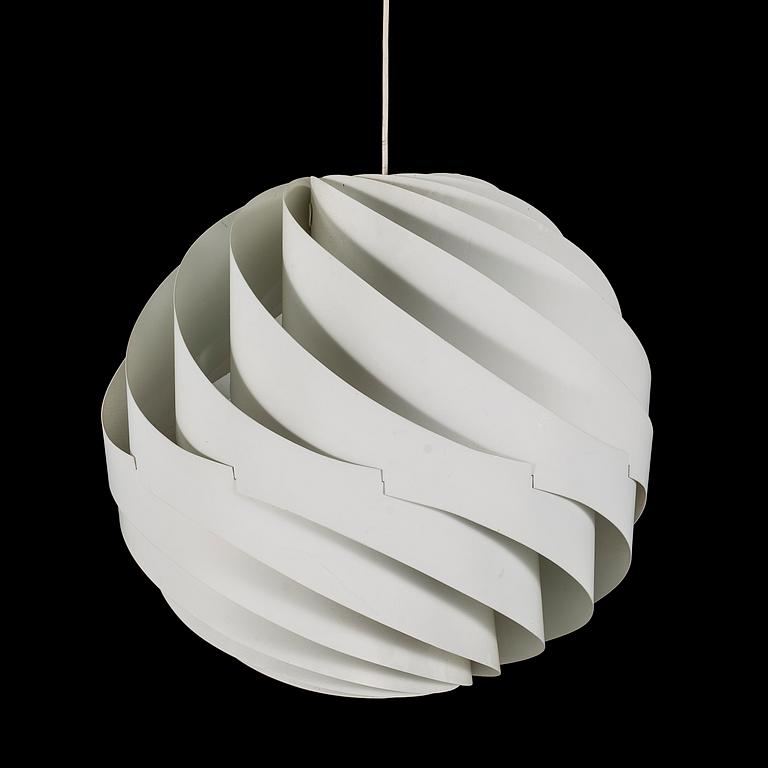 A "Turbo" ceiling lamp by Louis Weisdorf for Lyfa, Denmark, second half of the 20th century.