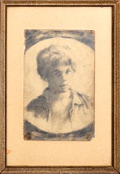 ODD NERDRUM, drawing signed.