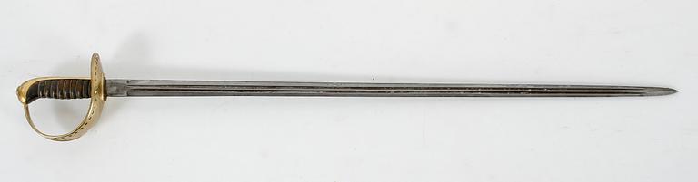 PALLASCH, för sergeant vid kavalleriet, m/1893. Tillverkad efter 1913.