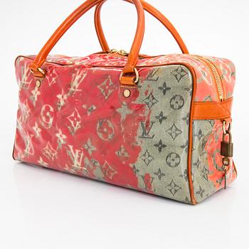 Louis Vuitton, a 'Le Rose Defile Denim Pulp PM' bag design Richard Prince.