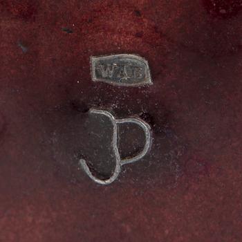 WA Bolin design Juliana Pfeiffer an enamel brooch.