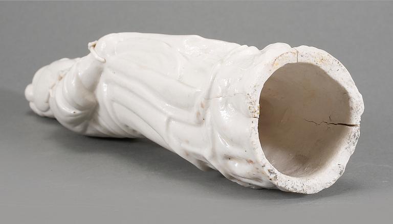 FIGURIN, porslin, blanc de chine, Kina, 1700-/1800-tal.