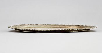 BRICKA, silver, orientalisk, 1900-tal. Tot. v. ca 830 g.