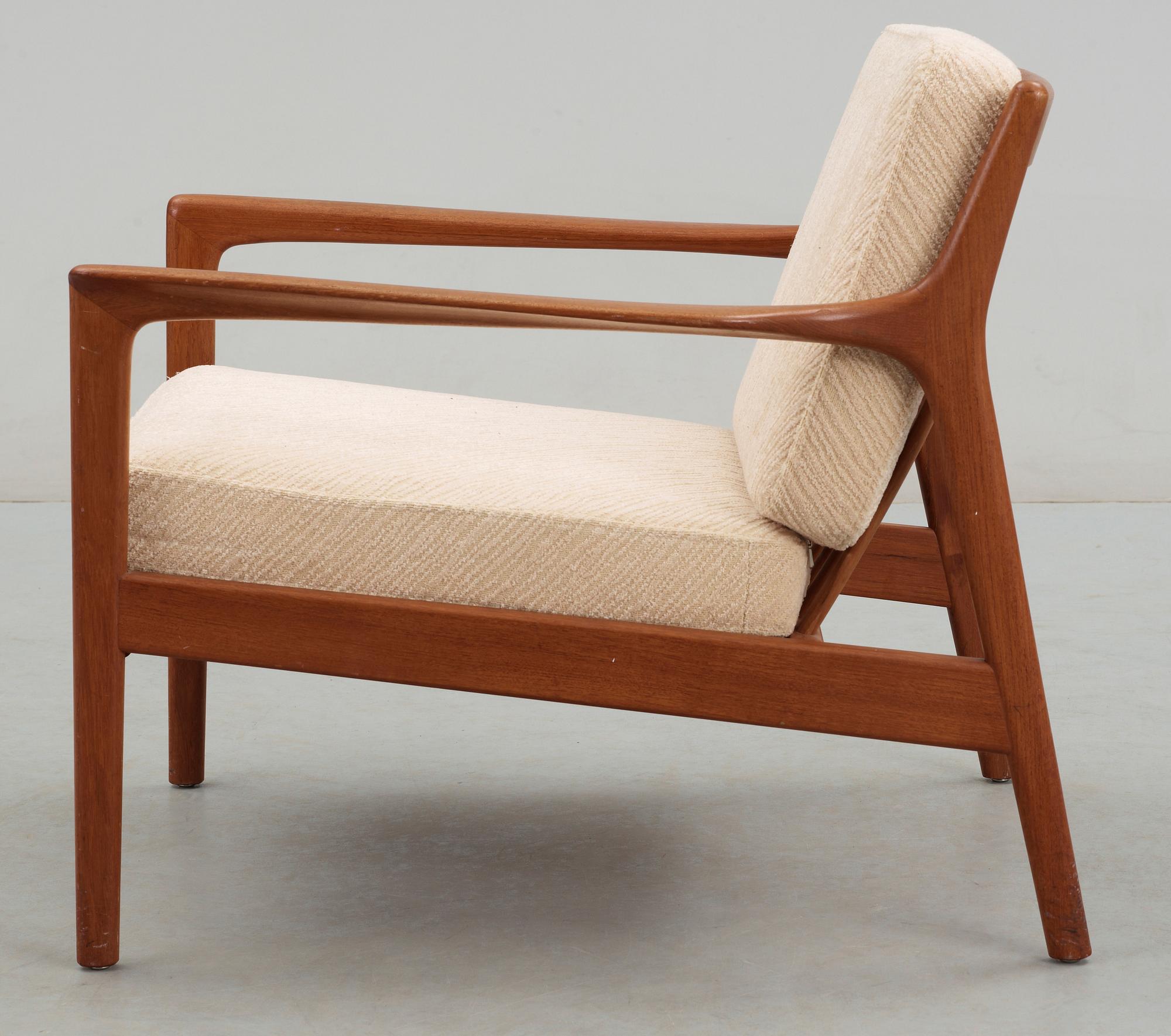 FÅTÖLJ, "USA 75", Folke Ohlsson, Dux, omkring 1900-talets mitt.