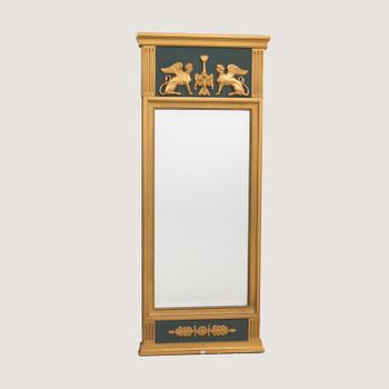 Mirror, Empire style, mid-20th century.