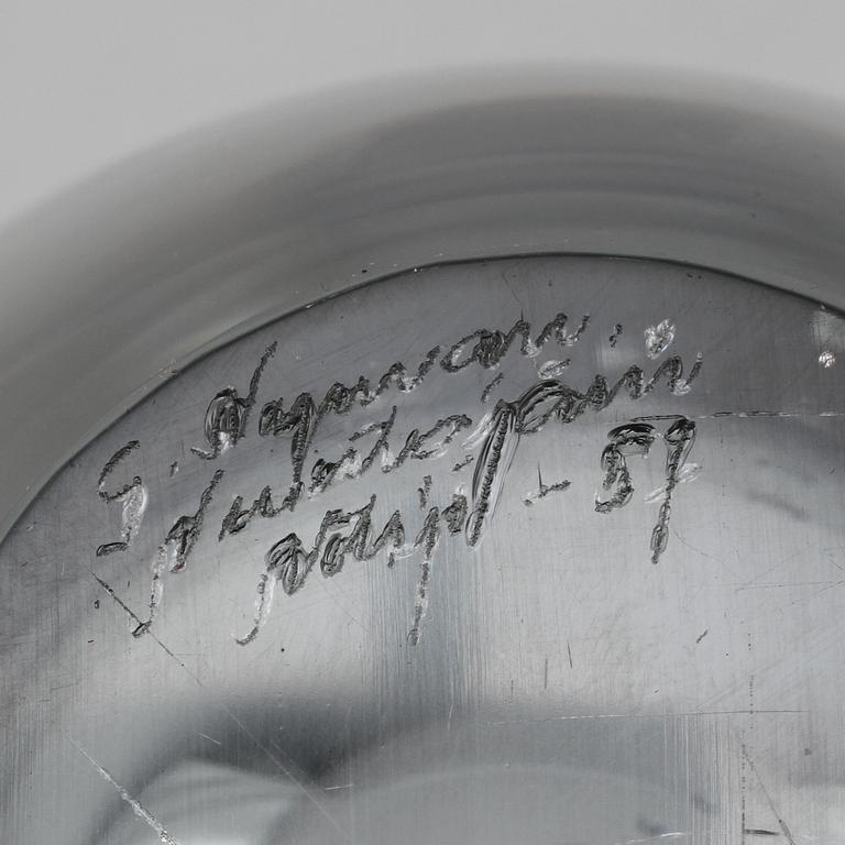 GUNNEL NYMAN, vas, glas, "Pärlbandet", Nuutajärvi Notsjö, 1957.