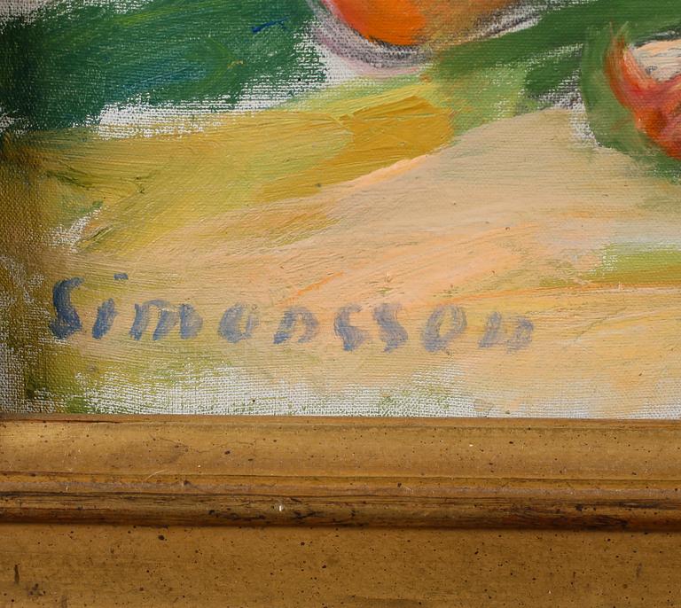 BIRGER SIMONSSON, olja på duk, signerad.