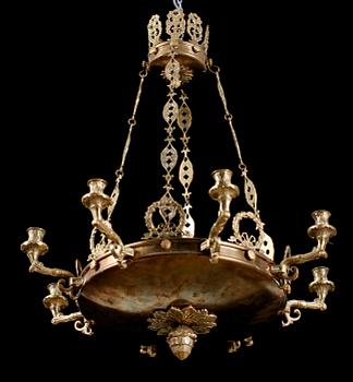 TAKAMPEL, empirestil, 1900-talets mitt. Höjd ca 80 cm.